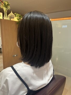 エル バイ ファースト(L by first) 【L by first】切りっぱなしボブ×耳掛け