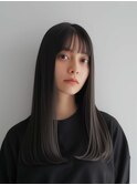 20代/30代/40代/ロング/ワンレングス/シースルーバング