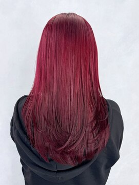 アルバム 池袋(ALBUM) ロング美髪顔周りレイヤー韓国ヘアウルフレイヤー_ba537801