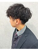 縦落ちツイストスパイラルパーマ