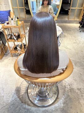 ロンド シャルム 吉祥寺(Lond charme) イメチェン外ハネボブ美髪ワイドバングレイヤー髪質改善縮毛矯正