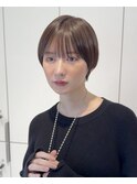イメチェン外ハネボブ美髪ワイドバングレイヤーショート/原宿