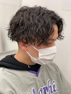 エルマーク 豊中(L-MARK) センターパート波巻きパーマスパイラルパーマツイストスパイラル