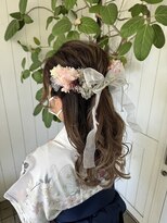 ヘアスペース リズム グリーン(Hair space Rizm green)&nbsp;ふわふわハーフアップ