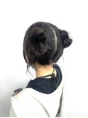 ハチヘアアレンジ