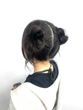 ベルグローアルファ(BELLE GROW ALPHA) ハチヘアアレンジ