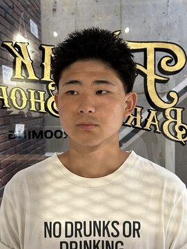 フリークバーバーショップ 河原町三条店(FREAK BARBER SHOP) スパイキーアイロンパーマ/スパイキーショート/河原町三条