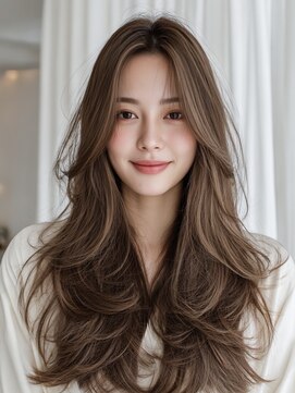 ヴィッカエコル (vicca 'ekolu) レイヤーカット/ハッシュカット/シンメトリー／カーテンバング