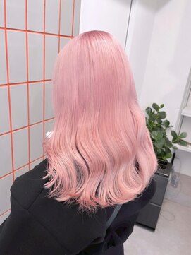 ベレーザ 渋谷神南(Beleza) 16246ラベンダーパープルホワイトピンクブリーチダブルカラー