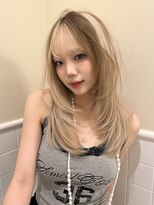 ベル 表参道Terrace(Belle) ローライト/抜きっぱなしブロンド/アンブレラカラー/レイヤー