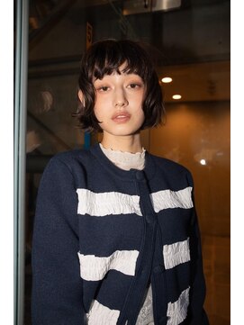 ラパンセ ブラン(LA PENSEE BRUN) 【LAPENSEE yuyama】ふんわりカールボブ