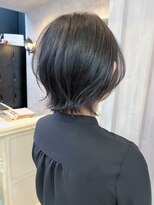 キャアリー(Caary)&nbsp;福山人気伸ばしかけショートレイヤーウルフ外ハネ髪質改善艶髪