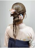 【hyuga】卒業式ヘアセット/ヘアアレンジ/リボンスタイル