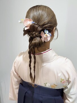 ヘアサロン ガリカ 表参道(hair salon Gallica) 【hyuga】卒業式ヘアセット/ヘアアレンジ/リボンスタイル