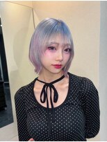 ヌル 神宮前店(Null)&nbsp;ルーツカラー/ブリーチデザインカラー/ブリーチカラー/ウルフ