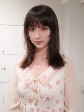 カシェル トウキョウ(Cashel Tokyo) 顔まわりレイヤー ハッシュカット 結べるレイヤー 前髪カット