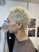 グッドプレイスアンドシング(Good Place&thing)&nbsp;メンズカットイージーパーマイージードリルスパイキーショート