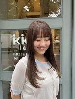 クンクンルーホーライシー(KUN KUN LU HO laishi)&nbsp;ロングレイヤーとグレージュ