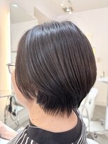 ラルーナアレックス 明石店(la luna alex)&nbsp;【白髪を隠さない】透明感アッシュ×絶壁解消ショート