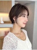 コンパクトショートカット丸みショートくびれショートボブ表参道