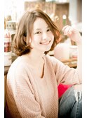 【ohana/表参道】大人可愛いヌーディ無造作ナチュラルボブ