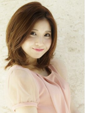 スタジオテオ(studio Teo) 大人上品ワンカールオフィスミディ×小顔ひし形シルエット