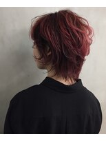 バングヘアーデザイン(BANG HairDesign)&nbsp;ウルフヘア×チェリーローズカラー