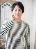 黒髪で好感度◎サイドパートショートA