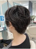 ショートパーマラフウェーブ