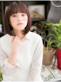 大人かわいいピンクグレージュ前下がりボブc5北浦和20代30代40代