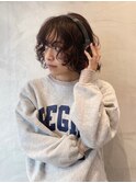 ボブパーマ/くるくるパーマ/スパイラルパーマ/ダークアッシュ