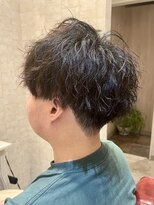 クオリア(Quaria)&nbsp;王道ツイストスパイラルパーマメンズマッシュ☆