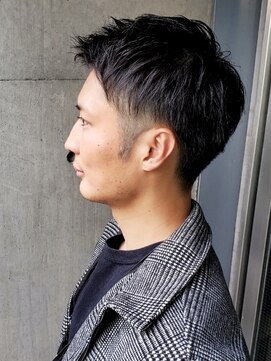 ヒート トウキョウ 目黒店(HEAT TOKYO) ツイスパセンターパートマッシュ波巻きダウンパーマメンズ目黒