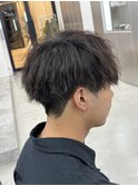 ツイストスパイラルパーマ メンズ 名古屋 眉毛