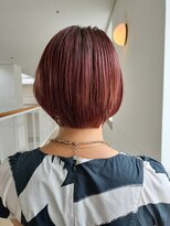 ビュートリアム 神戸(BEAUTRIUM)&nbsp;丸みピンクオレンジショート/ショートカット/ショートヘア