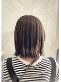 ミニボブ/ハイライト/シークレットハイライト/ブリーチカラー