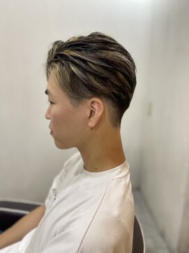 ソイクフ 高田馬場店(SOY-KUFU) MEN’SHAIRハイライトマッシュパーマ
