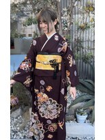 アントルポ(entrepot)&nbsp;Kimono Dressing Twin hair