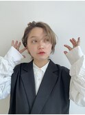ヘアアレンジ/ショートボブ/ローライト