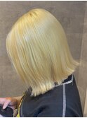 抜きっぱなしブリーチ/ブリーチのみで作るブロンドヘアカラー