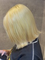 キャラ シャローネ 池袋(Chara Chalone)&nbsp;抜きっぱなしブリーチ/ブリーチのみで作るブロンドヘアカラー