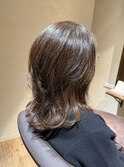 ハナヘナ2度染めのミディアムレイヤー