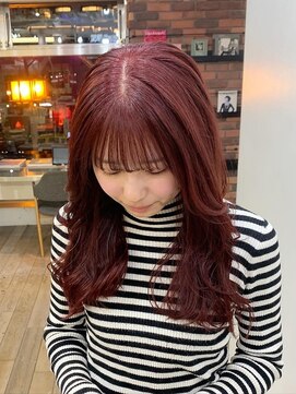 アッド バイ ケーツー(add by K-two) 暖色系カラー/チェリーピンク/ブリーチなしダブルカラー