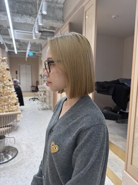 プアメリア 名古屋(Puamelia) タッセルボブ ハイトーンカラー