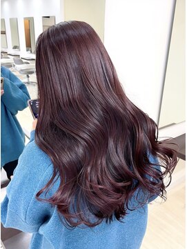 タイドヘアー 高槻2号店(TIDE HAIR) 【ブリーチ無し】レッドブラウン