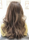白髪ぼかしハイライト ロング