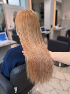 ラピス 福岡天神店(Lapis) ミルクティーベージュ×エクステ80枚