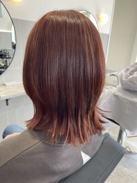 グラムヘアー(GLAM HAIR) ピンクブラウンカラー