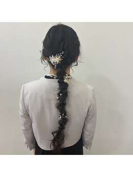 ジュール イオンモールKYOTO店(Jour) 編みおろしヘアセット