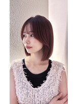 マキュムドオリ 並木通り(MAQUM)&nbsp;【Rei限定】タッセルボブ×髪質改善カラー（TR込）